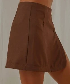 Peppermayo Exclusive New & Most Loved New York City Skirt - Choc Brown 10 Peppermayo Exclusive New & Most Loved New York City Skirt - Choc Brown