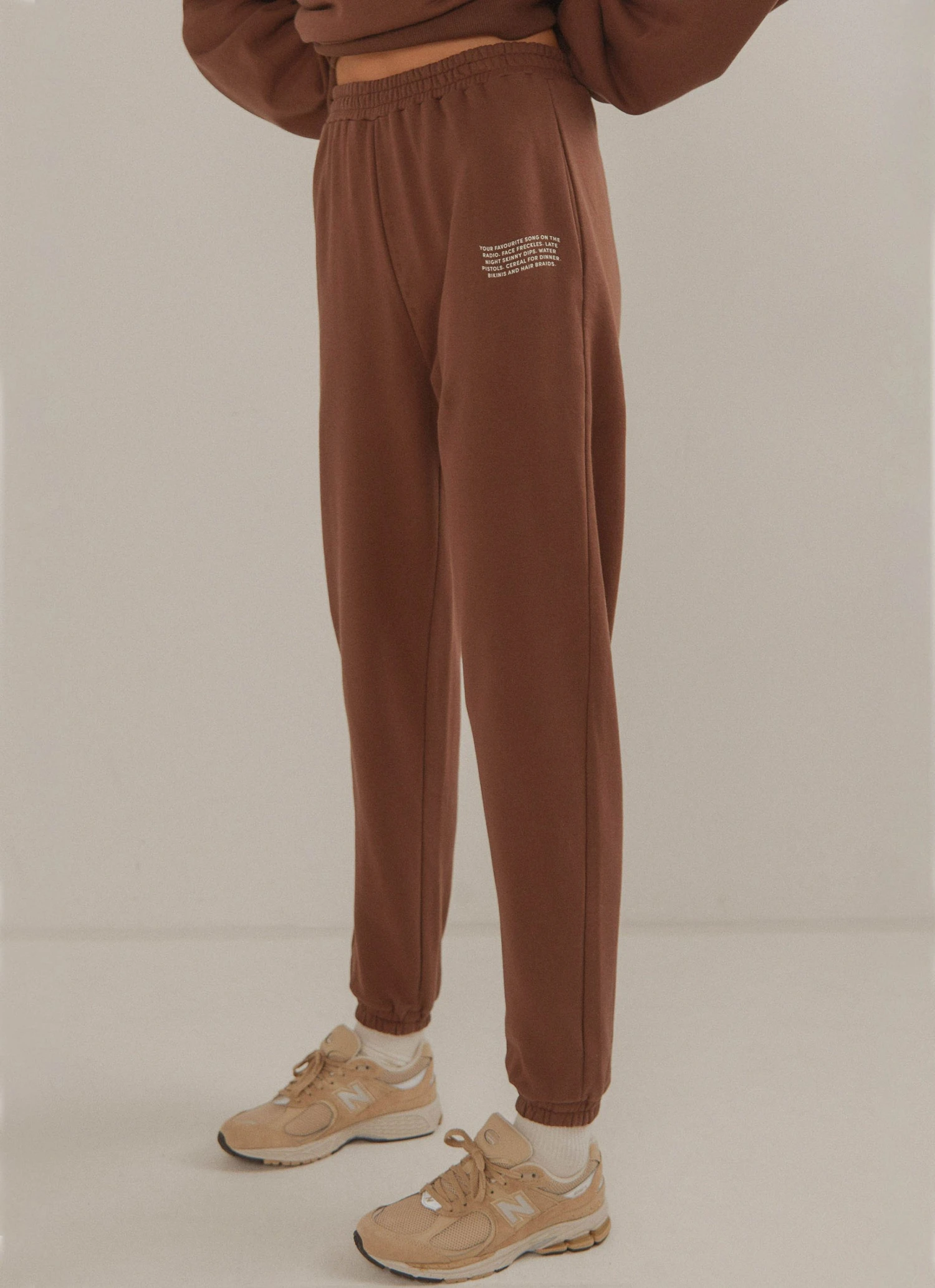 Vacancy Supply Holiday House Sweatpant - Choc Brown 8 Vacancy Supply Holiday House Sweatpant - Choc Brown