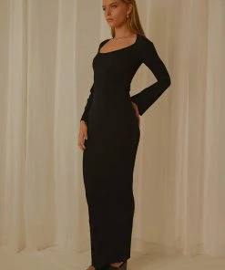 Peppermayo Exclusive New & Most Loved Tori Knit Maxi Dress - Black 11 Peppermayo Exclusive New & Most Loved Tori Knit Maxi Dress - Black