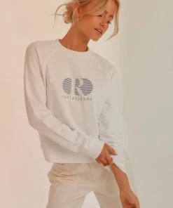Rolla's 80s Sport Sweater - White