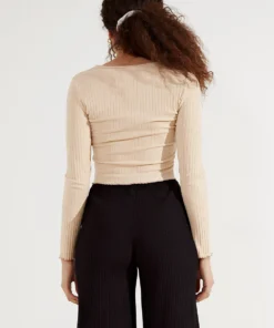 Peppermayo Aim High Knit Top - Cream