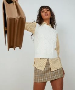 Peppermayo La Rebelion Knit Vest - Cream New & Most Loved 9 Peppermayo La Rebelion Knit Vest - Cream New & Most Loved