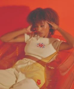 Vacancy Supply X Micke Lindebergh - Blume Baby Tee - Buttercream New & Most Loved