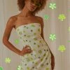 Peppermayo Exclusive Hariette Tube Linen Mini Dress - Green Wild Poppies New & Most Loved 2 Peppermayo Exclusive Hariette Tube Linen Mini Dress - Green Wild Poppies New & Most Loved