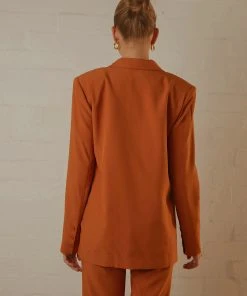 Peppermayo Exclusive New & Most Loved Tess Oversized Blazer - Terracotta 12 Peppermayo Exclusive New & Most Loved Tess Oversized Blazer - Terracotta