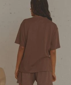 Vacancy Supply The Essential Tee - Chocolate 13 Vacancy Supply The Essential Tee - Chocolate