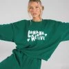 LaHana Swim Brooklyn Crewneck - Green New & Most Loved 1 LaHana Swim Brooklyn Crewneck - Green New & Most Loved