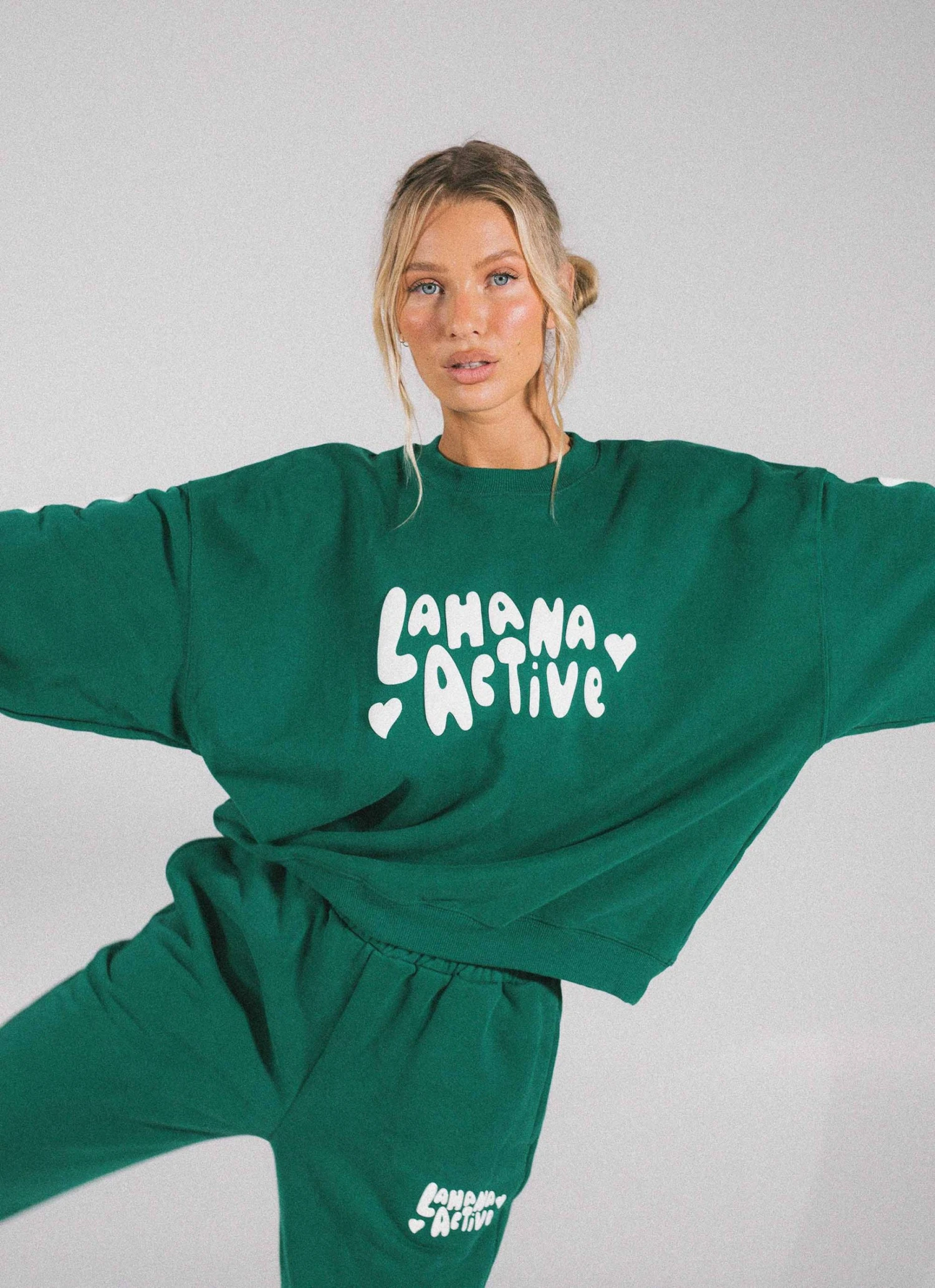 LaHana Swim Brooklyn Crewneck - Green New & Most Loved 3 LaHana Swim Brooklyn Crewneck - Green New & Most Loved