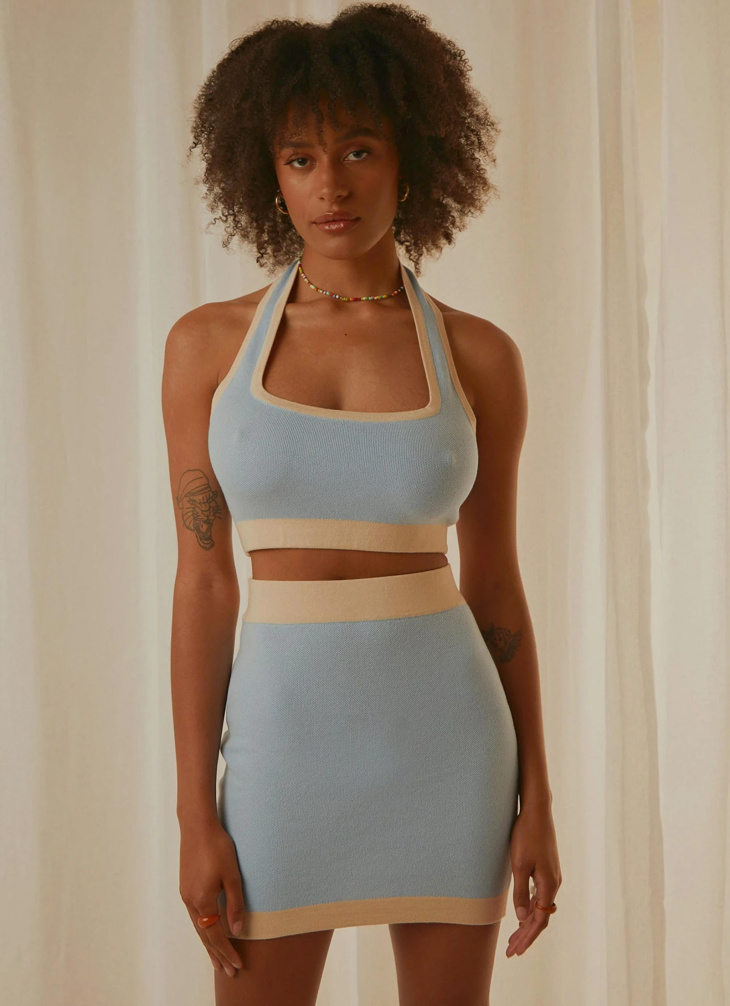 Peppermayo Exclusive New & Most Loved Sunday Morning Knit Halter - Baby Blue 6 Peppermayo Exclusive New & Most Loved Sunday Morning Knit Halter - Baby Blue