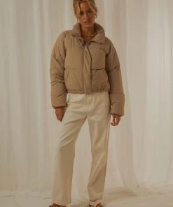 Nude Lucy New & Most Loved Topher Puffer Jacket - Mocha