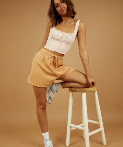 Peppermayo New Tops Total Eclipse Crop - Light Pink