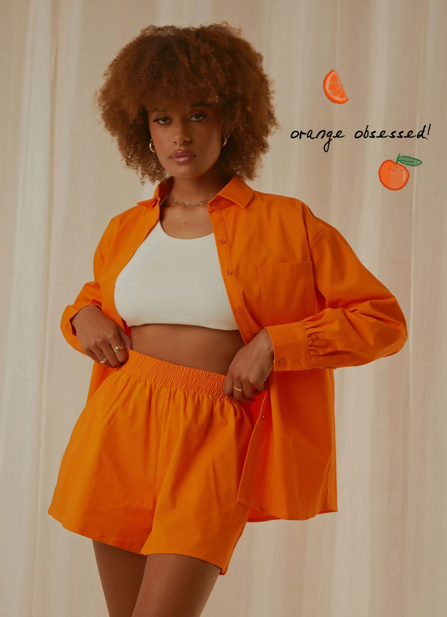 Peppermayo Exclusive Roaming Short - Tangerine 3 Peppermayo Exclusive Roaming Short - Tangerine