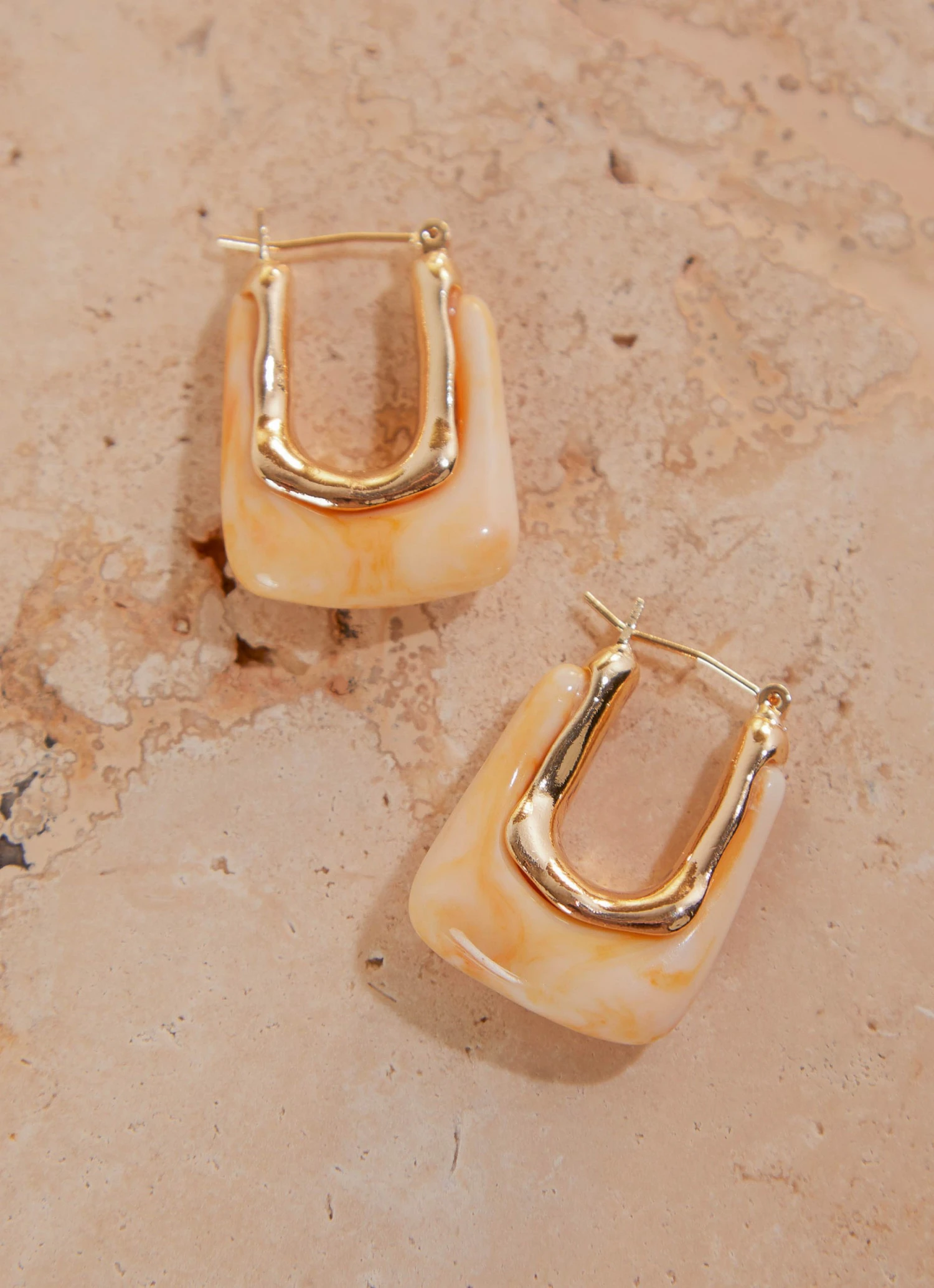 Peppermayo Peaceful Groove Earrings - Beige 3 Peppermayo Peaceful Groove Earrings - Beige