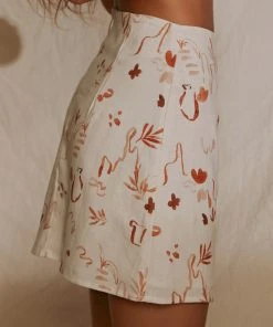 Peppermayo Exclusive New & Most Loved From The Beach Linen Mini Skirt - Safari 10 Peppermayo Exclusive New & Most Loved From The Beach Linen Mini Skirt - Safari