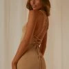 Peppermayo Exclusive New & Most Loved Love Fool Midi Dress - Mocha 1 Peppermayo Exclusive New & Most Loved Love Fool Midi Dress - Mocha