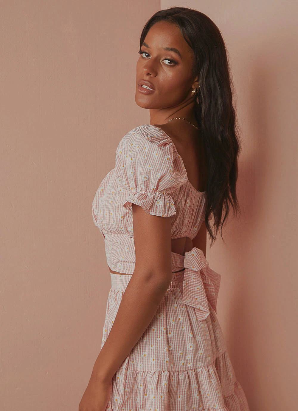 Peppermayo Next Adventure Crop Top - Pink Floral 5 Peppermayo Next Adventure Crop Top - Pink Floral