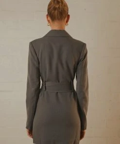 Peppermayo Exclusive New & Most Loved Audrina Blazer Dress - Charcoal 12 Peppermayo Exclusive New & Most Loved Audrina Blazer Dress - Charcoal