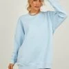 Nude Lucy Carter Classic Boyfriend Sweat - Sky New & Most Loved
