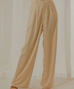 Peppermayo Exclusive New & Most Loved Milano Satin Pant - Ivory