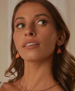 Peppermayo Fool For You Earrings - Orange 9 Peppermayo Fool For You Earrings - Orange