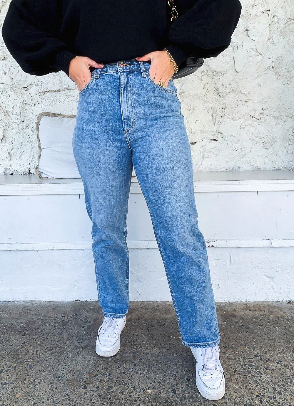 Lee High Straight Jean - Supple Blue 6 Lee High Straight Jean - Supple Blue