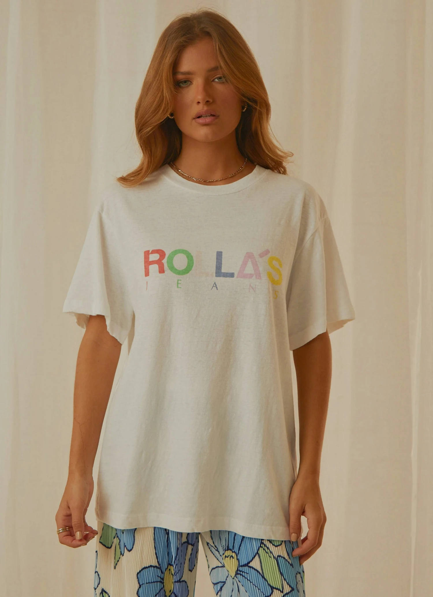 Rolla's Candy Logo Tomboy Tee - White New & Most Loved 5 Rolla's Candy Logo Tomboy Tee - White New & Most Loved