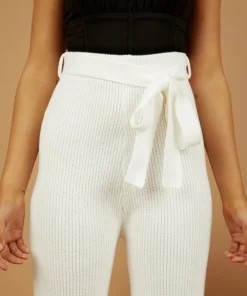 Peppermayo New Bottoms Balancing Knit Pants - White 10 Peppermayo New Bottoms Balancing Knit Pants - White