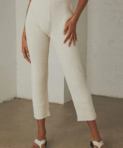 Peppermayo Jessa Knit Pants - Off White