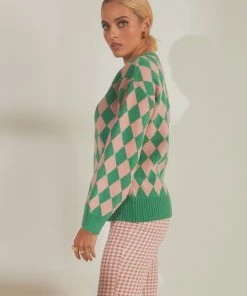 Peppermayo Main Event Sweater - Green New & Most Loved