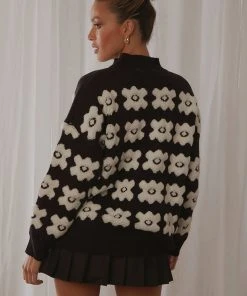 Peppermayo Blooming Knit Jumper - Black 9 Peppermayo Blooming Knit Jumper - Black