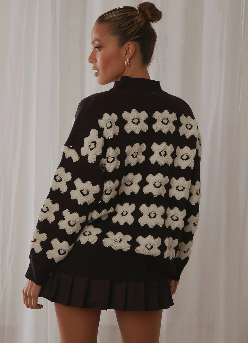 Peppermayo Blooming Knit Jumper - Black 6 Peppermayo Blooming Knit Jumper - Black
