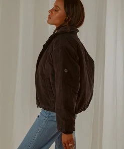 Cools Club Puff Club Jacket - Black Corduroy 10 Cools Club Puff Club Jacket - Black Corduroy