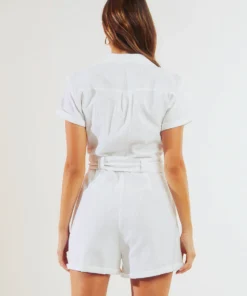 Peppermayo Travers Playsuit - White