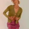 Peppermayo New & Most Loved Pamela Long Sleeve Top - Olive Green