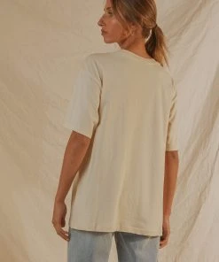 Lee Baggy Tee - Ecru New & Most Loved