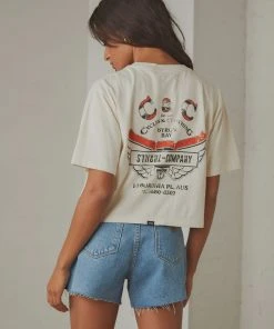 Thrills C&C Wings Merch Fit Crop Tee - Heritage White 11 Thrills C&C Wings Merch Fit Crop Tee - Heritage White