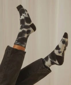 Afends High Status Hemp Socks - Black Tie Dye New & Most Loved