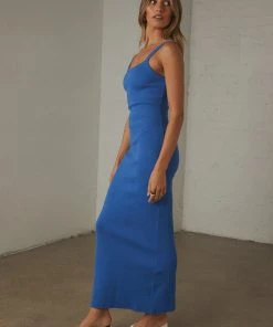 Peppermayo Exclusive Carly Maxi Dress - Cobalt