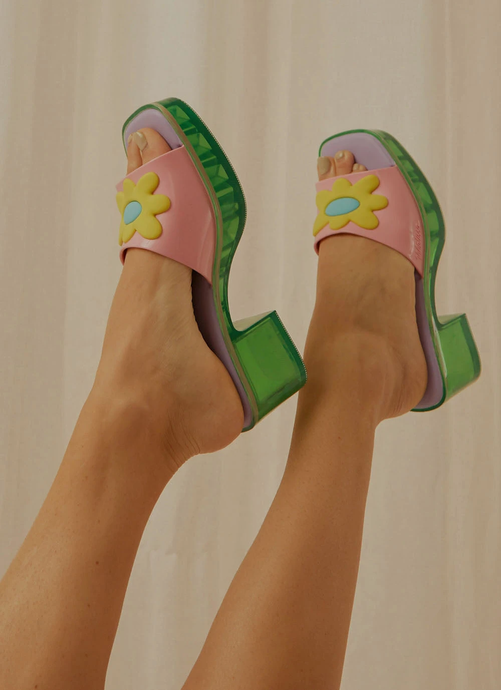 Melissa X Lazy Oaf Pink Shape Sandal - Pink 3 Melissa X Lazy Oaf Pink Shape Sandal - Pink