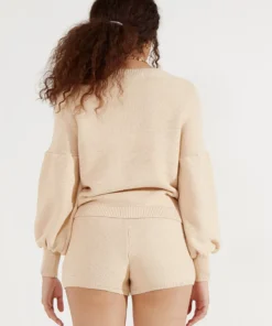 Peppermayo Fine Line Knit Jumper - Beige New Tops 11 Peppermayo Fine Line Knit Jumper - Beige New Tops