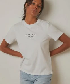 Lee Classic Tee - White Night