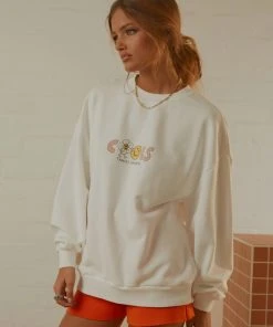 Cools Club New & Most Loved Nice Sweatshirt - White