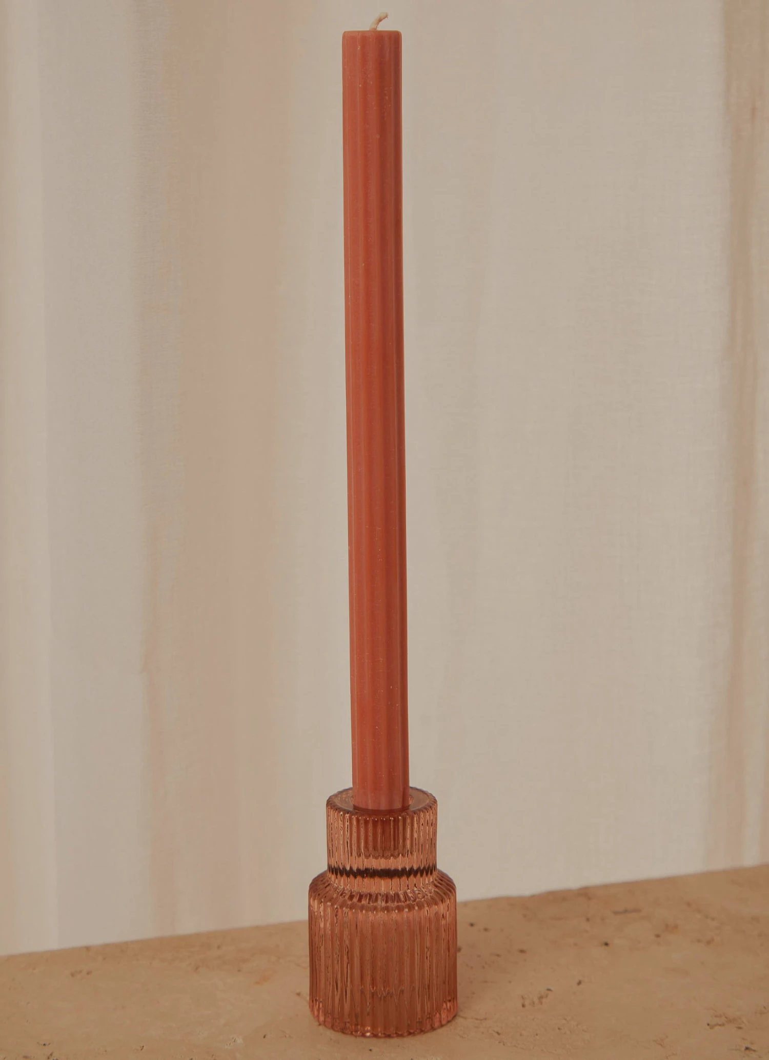 Candle Co Arlo Vintage Candle Holder - Amber 4 Candle Co Arlo Vintage Candle Holder - Amber