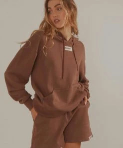 Vacancy Supply Retreat Hoodie - Choc Brown