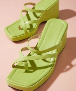 Cult Avenue Poolside Glamour Mule - Lime Green New & Most Loved 13 Cult Avenue Poolside Glamour Mule - Lime Green New & Most Loved