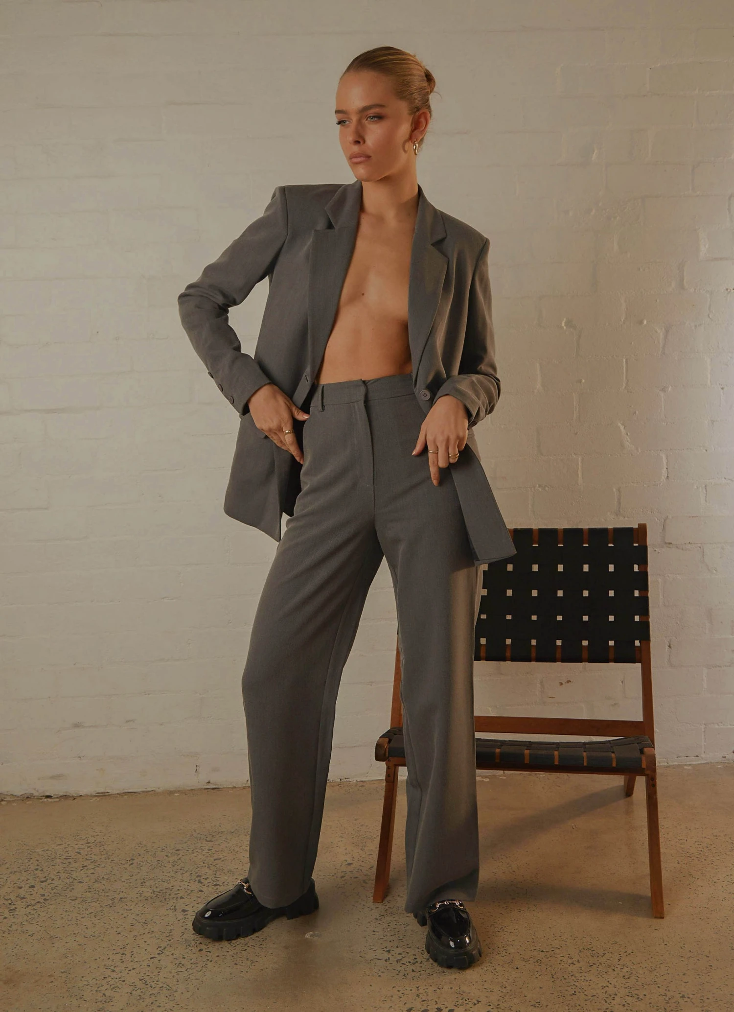 Peppermayo Exclusive New & Most Loved Maggie Pant - Charcoal Peppermayo Exclusive New & Most Loved Maggie Pant - Charcoal