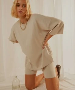 4th & Reckless Irina Knitted Tshirt - Mint Knit New & Most Loved