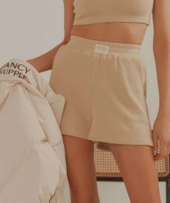 Vacancy Supply After Sun Waffle Short - Beige