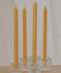 Candle Co New & Most Loved Moreton Eco Dinner Candle 4 Pack - Lemon