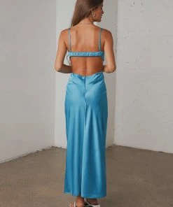 Peppermayo Clumsy Love Midi Dress - Blue New Dresses 11 Peppermayo Clumsy Love Midi Dress - Blue New Dresses